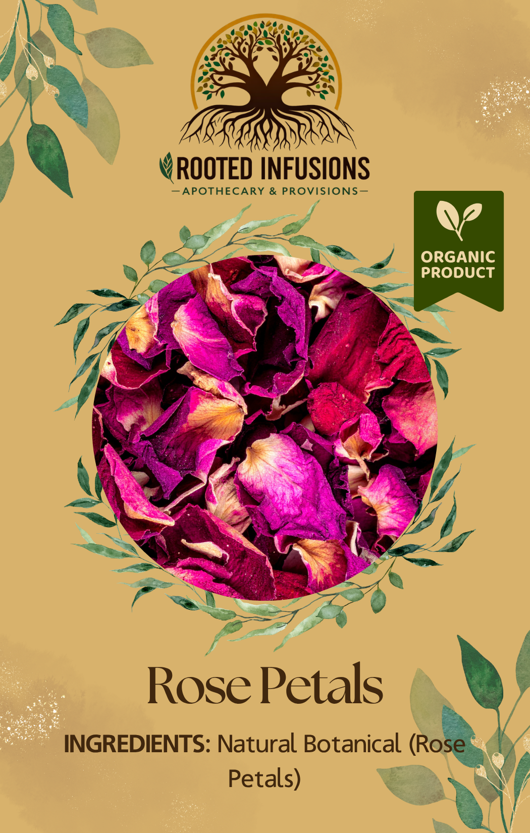 RIA Provisions (Despensa): Rose Petals [Organic]